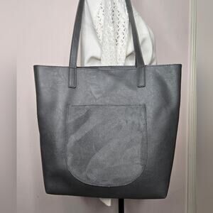 Elegant Gray Tote Day Bag One Size